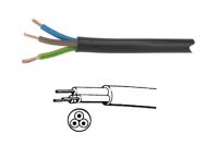 Многожильный кабель ПВХ 3х0,75 OMY черный