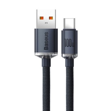 Кабель Baseus USB-C — USB-A QC 3.0 PD 100 Вт 2 м