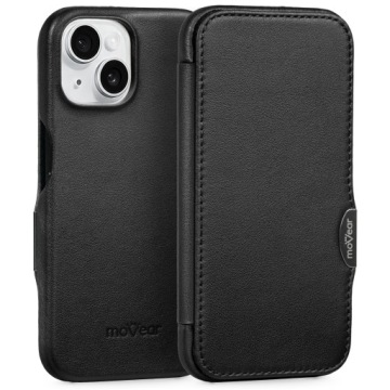 Pouzdro na iPhone 15 MagSafe Premium Obal na pouzdro knihy Movear