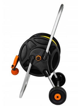 ПЕРЕВОЗИТЬ САДОВЫЙ ШЛАНГ НА ТЕЛЕЖКЕ, БАРАБАНЕ, РЕЙМЕРЕ, ПИСТОЛЕТЕ, СПРИНКЕРЕ, 1/2–50 м.