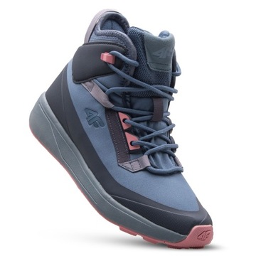 BUTY ZIMOWE DZIEWCZĘCE 4F TRZEWIKI TRAPERY DZIECIĘCE OBUWIE AW22F009