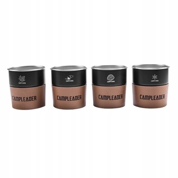 4x Szklanki do picia wody 300ml BBQ Black