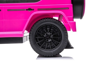 Автомобиль для езды, автомобиль с толкачом, Mercedes Benz, класс фуксия