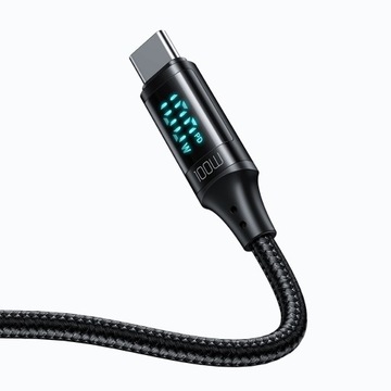 КАБЕЛЬ MCDODO С ДИСПЛЕЕМ USB-C БЫСТРАЯ ЗАРЯДКА USB TYPE C 5A 100W 1M
