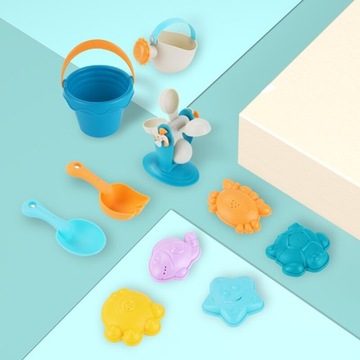 ПЛЯЖНАЯ ПЕСОЧНИЦА ИГРУШКИ ведро лопата лейка НАБОР ПЕСКА