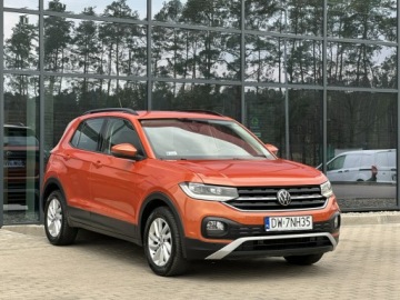 Volkswagen T-Cross SUV 1.0 TSI 110KM 2021 Volkswagen T-Cross SalonPL! LED, Czujniki Asystent, zdjęcie 5
