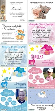 Детские столовые приборы с гравировкой крещение годовалого ребенка Герлах