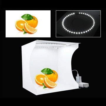 PULUZ PU5030 БЕСТЕНЕВАЯ ФОТОТЕНТА 30 СМ 1200 ЛМ СВЕТОДИОД 6500-3200K