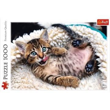 Puzzle Trefl Puzzle 1000 el. 1000 elementów Wesoły kotek 10448
