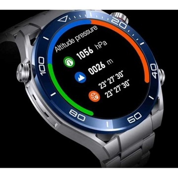 Zegarek Smartwatch męski Glukometr Kompas Rozmowy Puls Tętno Temperatura