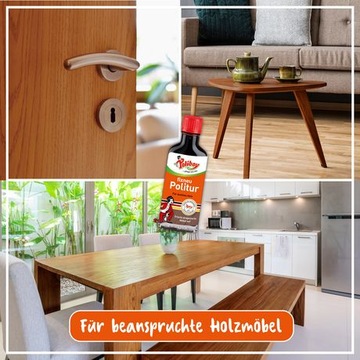 POLIBOY WOOD ЛАК СВЕТЛЫЙ И ТЕМНЫЙ 2X100мл