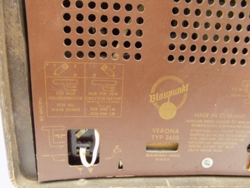 старое радио Blaupunkt Verona Type 2605