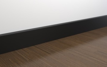 Черный плинтус 8см - 80мм плинтус МДФ