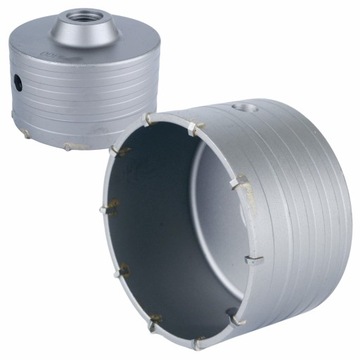 КОРОНОЧНЫЕ ПИЛЫ ДЛЯ БЕТОННОЙ КАМНИЦЫ SDS+ PLUS 6 ШТ. КОРПУС КРУЖЕВНОЙ АДАПТЕР ЧЕРНЫЙ