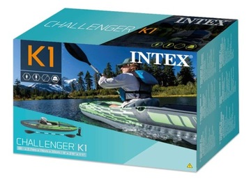 Каяк на 1 человека Лопастной насос Challenger K1 Intex 68305
