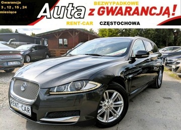 Jaguar XF I Sportbrake 2.2 D 163KM 2012 Jaguar XF 2.2D 163PS Bezwypadkowy Biksenon Skóra