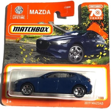 MATCHBOX 2019 MAZDA 3 MBX ADVENTURES 2023