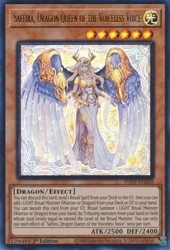 Yu-Gi-Oh! TCG: Saffira, Dragon Queen of the Voiceless Voice (PHNI)