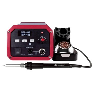 Stacja lutownicza TOOLCRAFT ST-80D 80W 450C