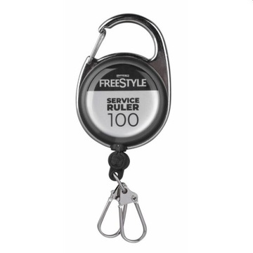 Praktyczna mocna miarka 100cm z klipsem SPRO