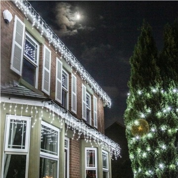 ВНЕШНИЕ ICICILS 500 LED 21 м ИСКРА ВСПЫШКА ТОЛЩИНА