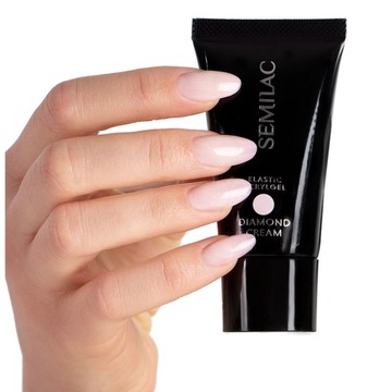 SEMILAC AKRYLOŻEL ACRYLGEL FLEXY DIAMOND CREAM 30g