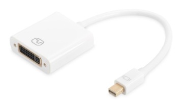 Кабель-переходник miniDisplayPort 1.1a Тип miniDP/DVI-I(24+5), M/J белый 0.15м