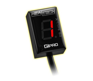 Wyświetlacz biegów Healtech Gipro Czerwony Yamaha