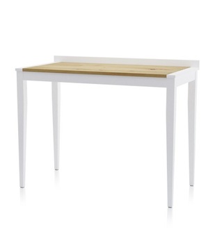 Biurko toaletka białe czarne dąb artisan drewno