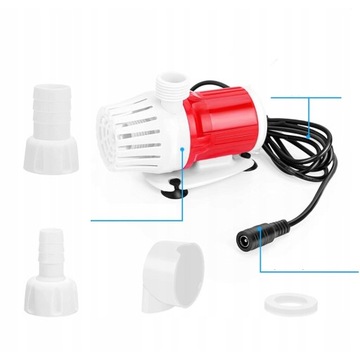 POMPA WODNA 1200L/H 12V DC POMPA GŁĘBINOWA DO STAWU FONTANNY AKWARIUM