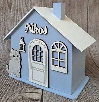 Копилка XXL с именем, подарок на ПЕРВЫЙ ГОД, КРЕЩЕНИЕ, ДЕНЬ РОЖДЕНИЯ