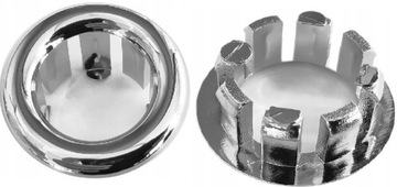 Rozetka otworu umywalki chrom fi 19 mm 2 sztuki !