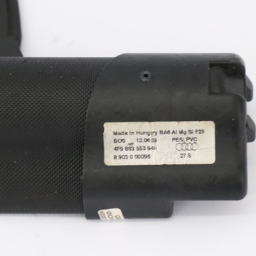 AUDI A6 C6 ROLETA ZADNÍ POLIČKA KUFRU ČERNÁ 4F9863553