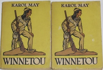 Karol May WINNETOU 1-2 komplet 1948 r. I. wyd. !!!