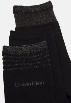 Skarpety damskie CALVIN KLEIN długie z logo zestaw 4 par OS