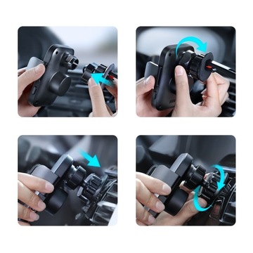 АВТОМОБИЛЬНЫЙ ДЕРЖАТЕЛЬ ТЕЛЕФОНА ДЛЯ РЕШЕТКИ С ИНДУКЦИОННЫМ ЗАРЯДНЫМ УСТРОЙСТВОМ MAGSAFE