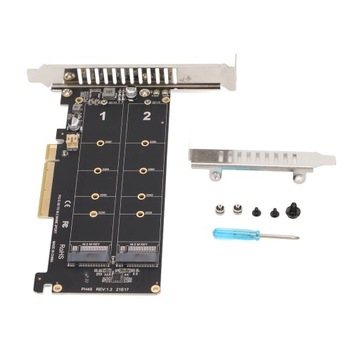 Карта адаптера NVME-PCIE X8 Dual 32 Гбит/с