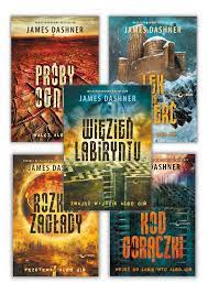 WIĘZIEŃ LABIRYNTU Tom 1 2 3 4 5 James Dashner Komplet PAKIET x5