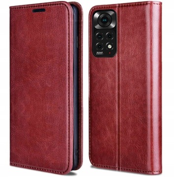 ETUI SKÓRA DO XIAOMI REDMI NOTE 11 PRO +SZKŁO