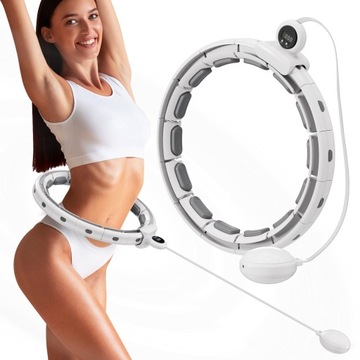 HULA HOP Z OBCIĄŻENIEM Wypustkami Athler Emu 50 60 - 114 cm