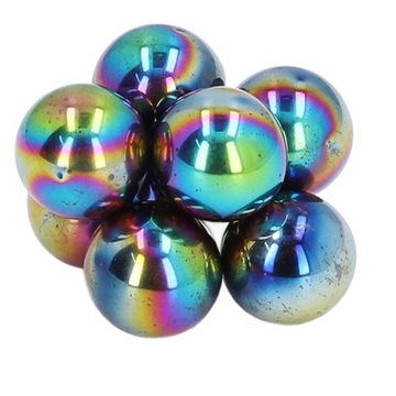 10 szt. Kulka magnetyczna Dia25mm Magnesy w kolorze tęczy Zabawa 5V