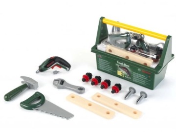 Klein 8345 hrací box na nářadí s šroubovákem Ixolino II pro děti