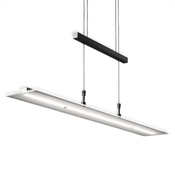 LAMPA WISZĄCA - NAD STÓŁ - BLAT - LED 20W - ŚCIEMNIACZ | CZARNA - SALON