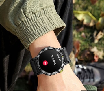 СМАРТ-ЧАСЫ С GPS AMOLED, 400 мАч, ДАВЛЕНИЕ, ЧСС, ЗВОНКИ, ПОЛЬСКОЕ МЕНЮ