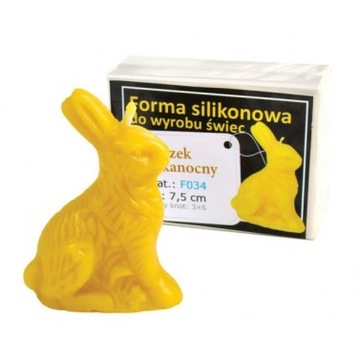 Forma silikonowa do świec - Zajączek wielkanocny