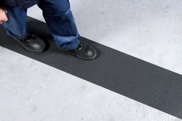 Лента противоскользящая для лестниц черная 25мм/3м