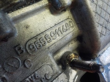 C5 III 407 207 308 C4 1.6 HDI 10R 109KM 9HZ HLAVA KOMPLETNÍ 9655911480