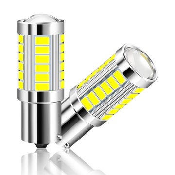 2 PCS Car LED Bulb P21W Ba15s 1156 PY21W Bay1