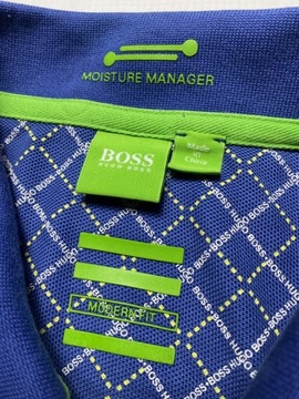 Hugo Boss GREEN HB Modern Fit NIEBIESKIE ORYGINALNE POLO rozmiar XL