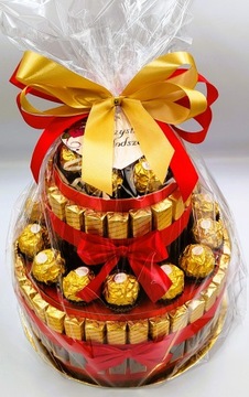 Торт MERCI Подарочная корзина Набор сладостей Подарок на день рождения ДЕНЬ МАТЕРИ